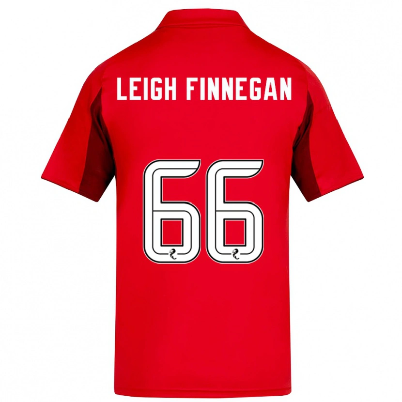 Danxen Heren Toni Leigh Finnegan #66 Rood Bordeauxrood Thuisshirt Thuistenue 2025/26 T-Shirt