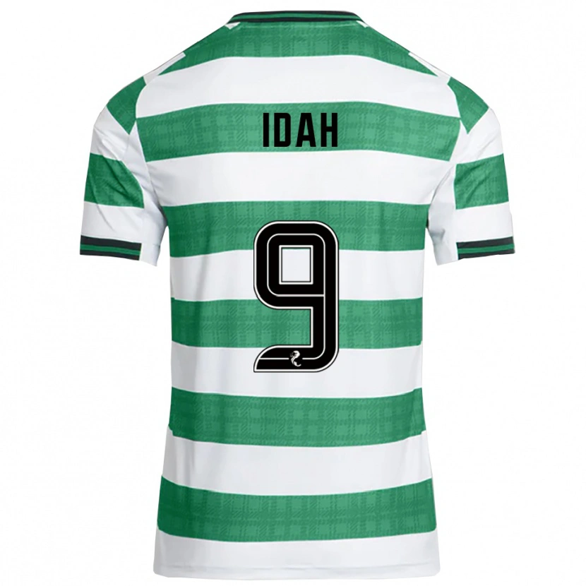 Danxen Heren Adam Idah #9 Groen Wit Thuisshirt Thuistenue 2025/26 T-Shirt