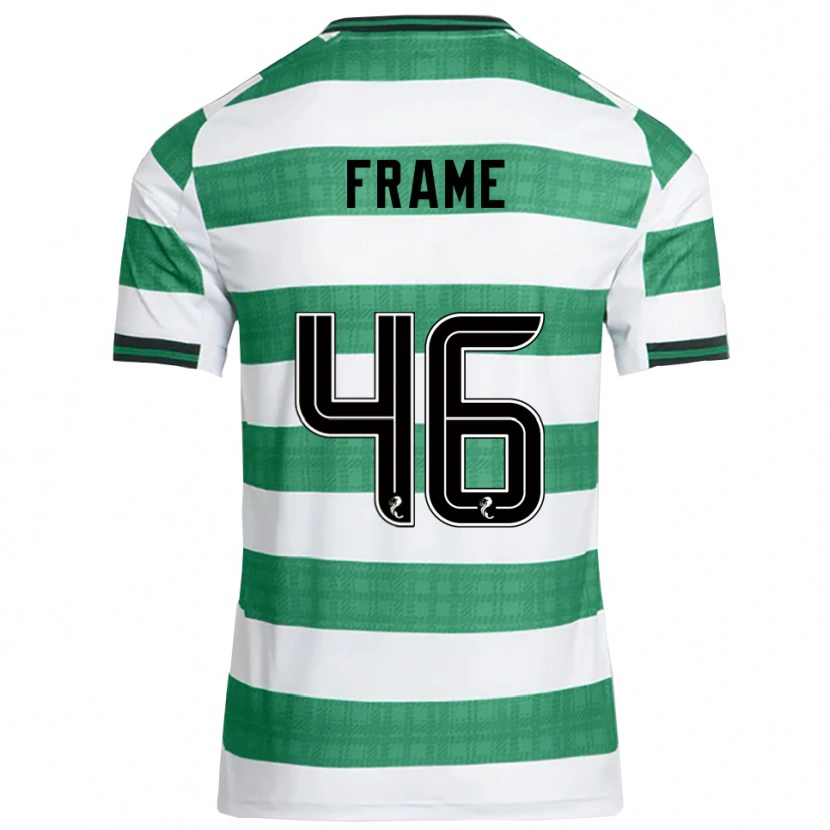 Danxen Heren Mitchel Frame #46 Groen Wit Thuisshirt Thuistenue 2025/26 T-Shirt
