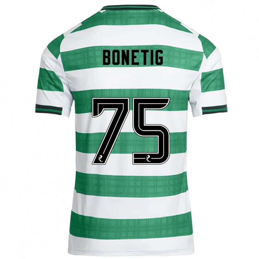 Danxen Heren Liam Bonetig #75 Groen Wit Thuisshirt Thuistenue 2025/26 T-Shirt