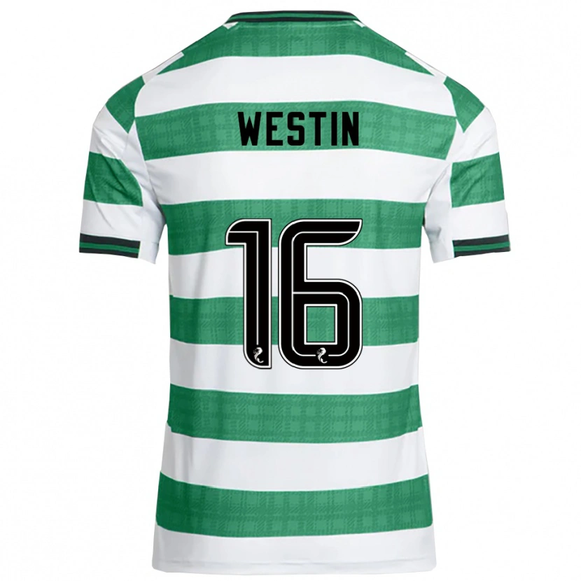 Danxen Heren Emma Westin #16 Groen Wit Thuisshirt Thuistenue 2025/26 T-Shirt