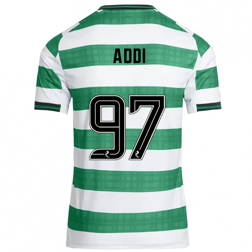 Danxen Heren Imane Addi #97 Groen Wit Thuisshirt Thuistenue 2025/26 T-Shirt