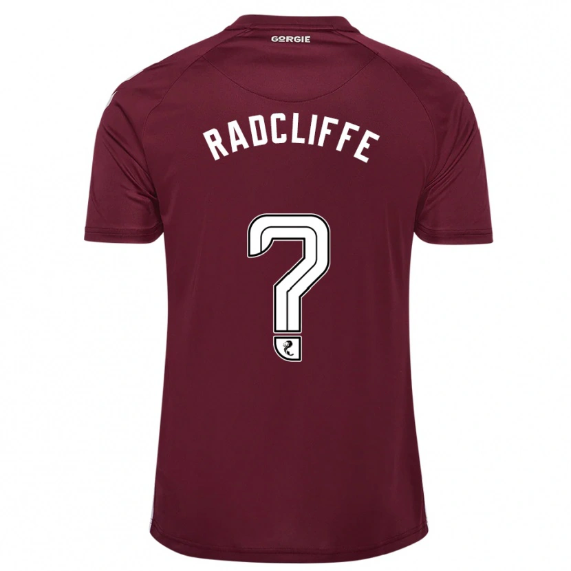 Danxen Heren Josh Radcliffe #0 Bordeauxrood Wit Thuisshirt Thuistenue 2025/26 T-Shirt