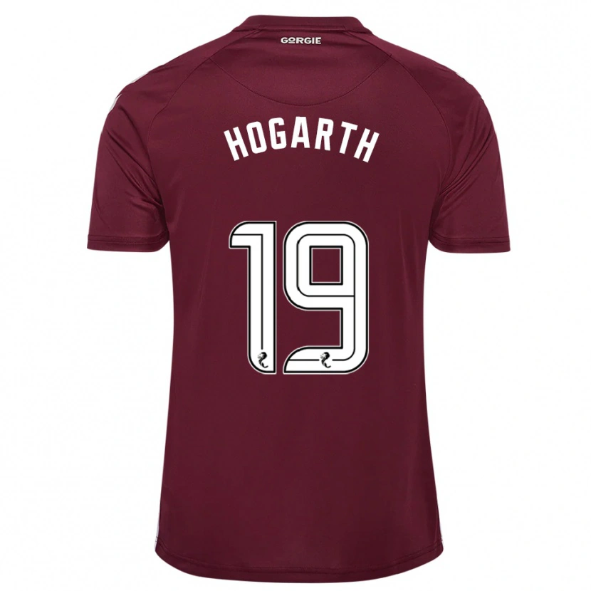 Danxen Heren Taylor Hogarth #19 Bordeauxrood Wit Thuisshirt Thuistenue 2025/26 T-Shirt