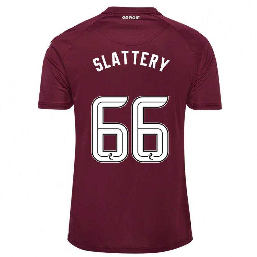 Danxen Heren Jenna Slattery #66 Bordeauxrood Wit Thuisshirt Thuistenue 2025/26 T-Shirt