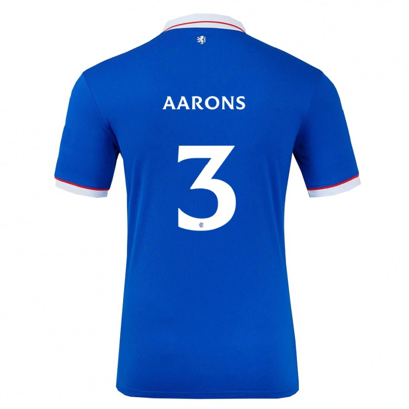 Danxen Heren Max Aarons #3 Blauw Wit Thuisshirt Thuistenue 2025/26 T-Shirt