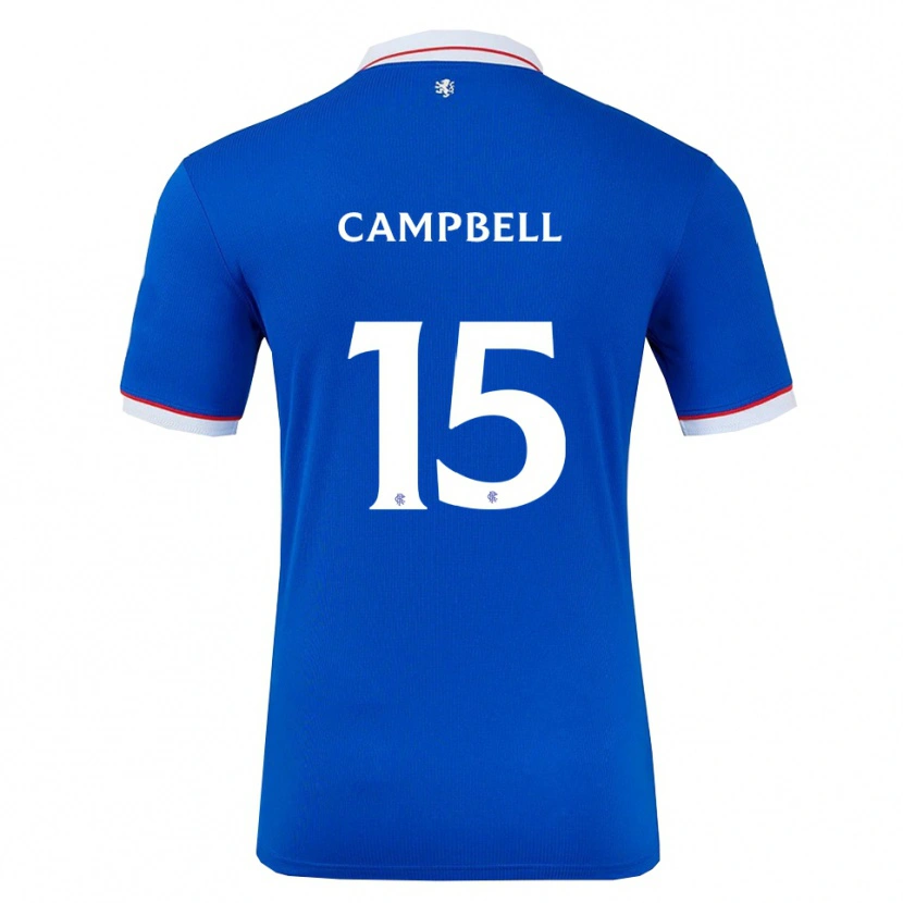 Danxen Heren Connor Campbell #15 Blauw Wit Thuisshirt Thuistenue 2025/26 T-Shirt