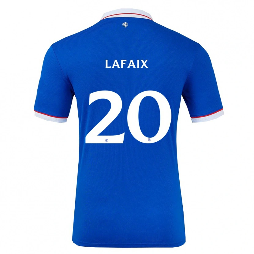 Danxen Heren Camille Lafaix #20 Blauw Wit Thuisshirt Thuistenue 2025/26 T-Shirt