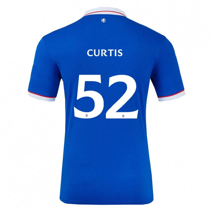 Danxen Heren Findlay Curtis #52 Blauw Wit Thuisshirt Thuistenue 2025/26 T-Shirt