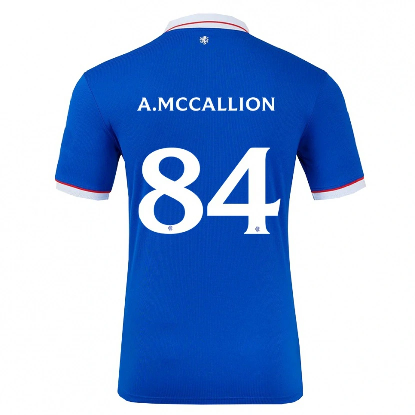 Danxen Heren Aiden Mccallion #84 Blauw Wit Thuisshirt Thuistenue 2025/26 T-Shirt