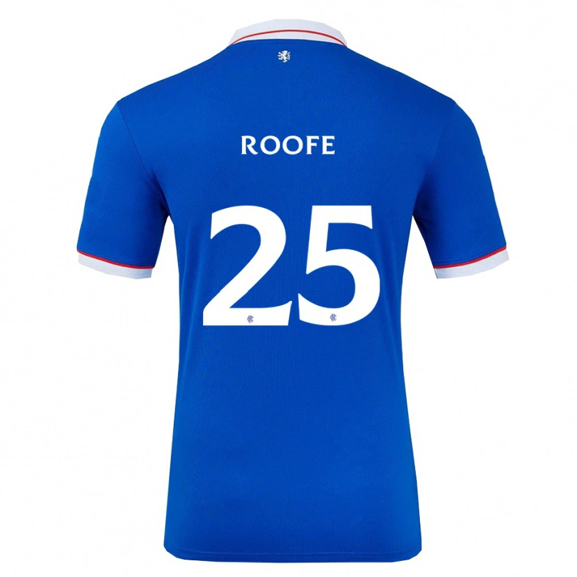 Danxen Heren Kemar Roofe #25 Blauw Wit Thuisshirt Thuistenue 2025/26 T-Shirt