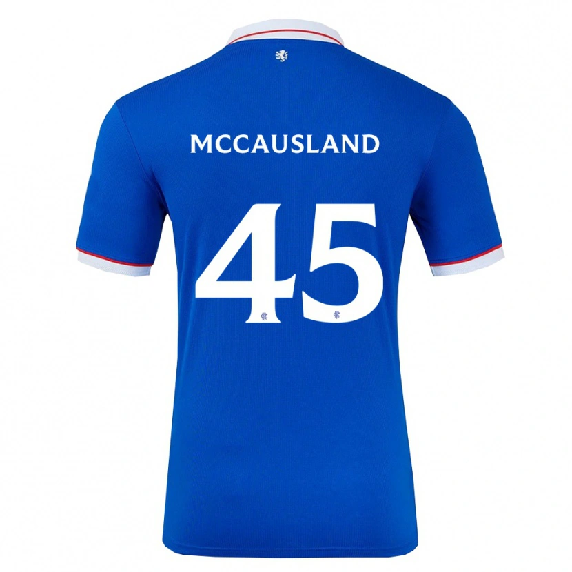 Danxen Heren Ross Mccausland #45 Blauw Wit Thuisshirt Thuistenue 2025/26 T-Shirt