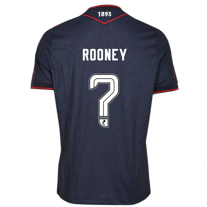 Danxen Heren Chris Rooney #0 Marine Wit Thuisshirt Thuistenue 2025/26 T-Shirt