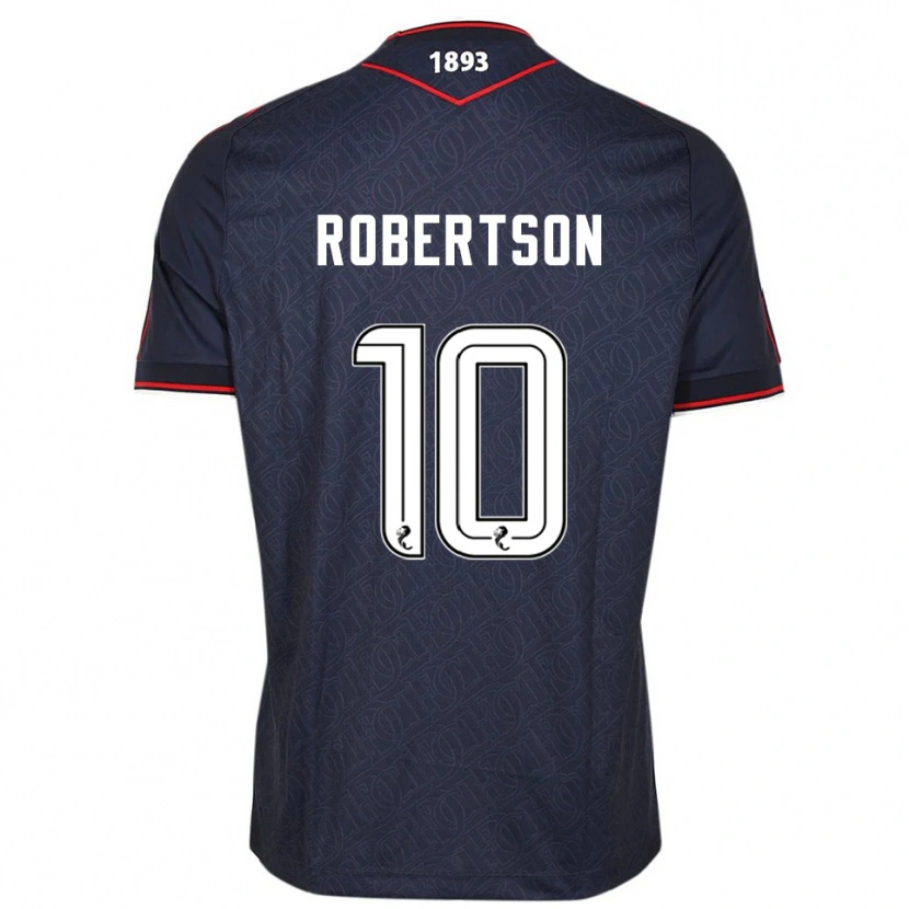 Danxen Heren Finlay Robertson #10 Marine Wit Thuisshirt Thuistenue 2025/26 T-Shirt