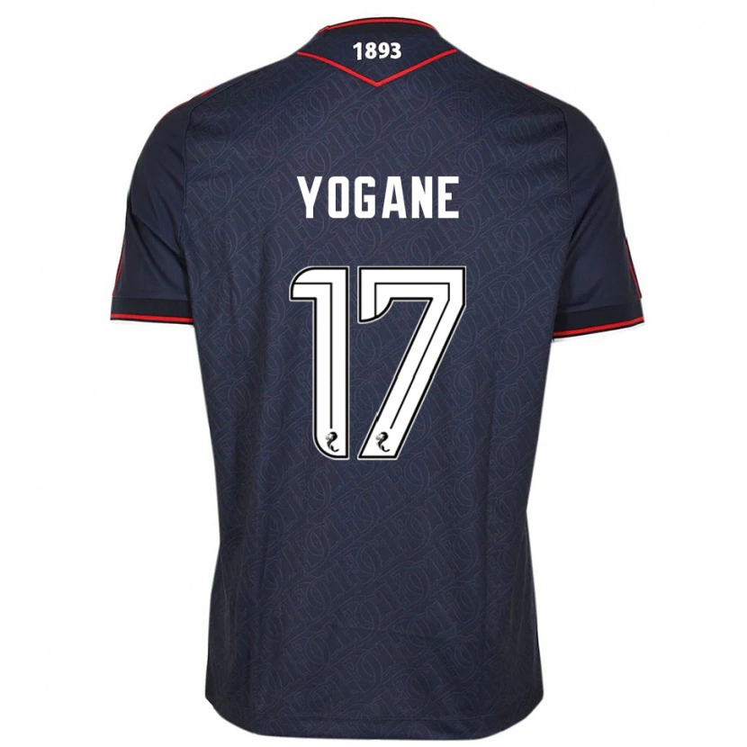 Danxen Heren Tony Yogane #17 Marine Wit Thuisshirt Thuistenue 2025/26 T-Shirt