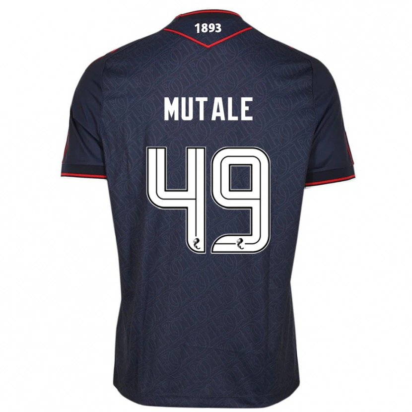 Danxen Heren Euan Mutale #49 Marine Wit Thuisshirt Thuistenue 2025/26 T-Shirt