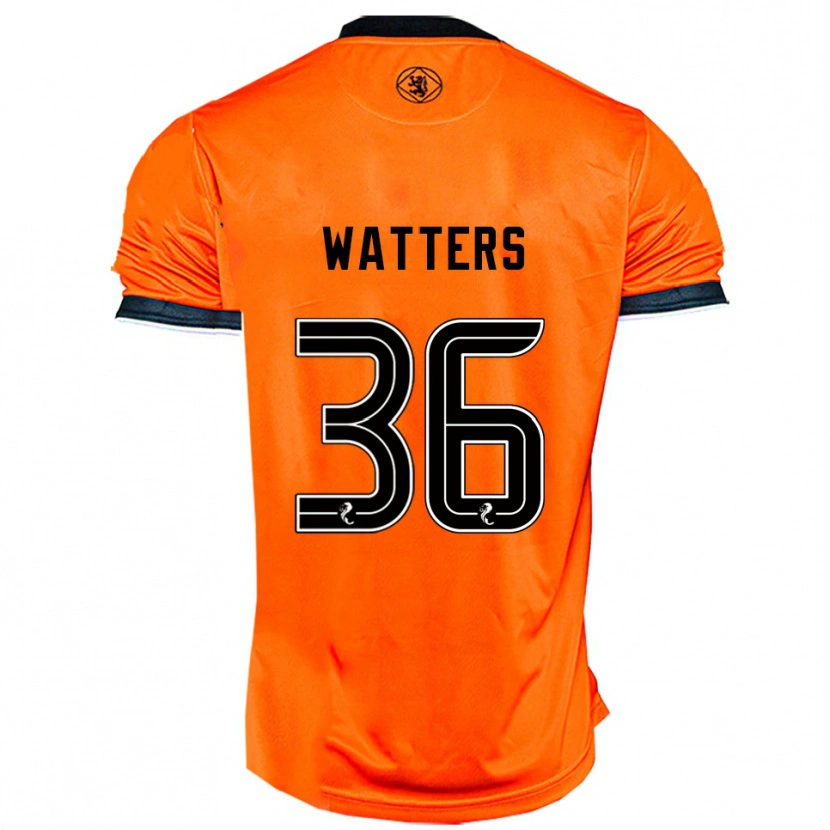 Danxen Heren Max Watters #36 Oranje Zwart Thuisshirt Thuistenue 2025/26 T-Shirt