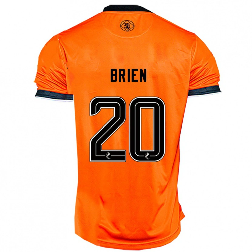 Danxen Heren Freya Brien #20 Oranje Zwart Thuisshirt Thuistenue 2025/26 T-Shirt