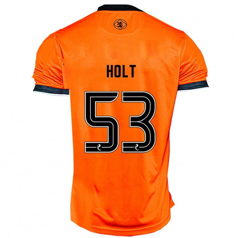 Danxen Heren Josh Holt #53 Oranje Zwart Thuisshirt Thuistenue 2025/26 T-Shirt