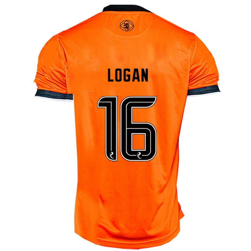 Danxen Heren Alex Logan #16 Oranje Zwart Thuisshirt Thuistenue 2025/26 T-Shirt