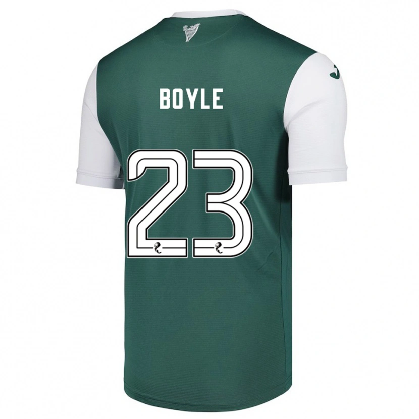 Danxen Heren Rachael Boyle #23 Groen Wit Thuisshirt Thuistenue 2025/26 T-Shirt
