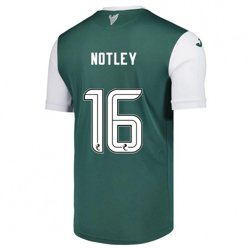 Danxen Heren Ellis Notley #16 Groen Wit Thuisshirt Thuistenue 2025/26 T-Shirt