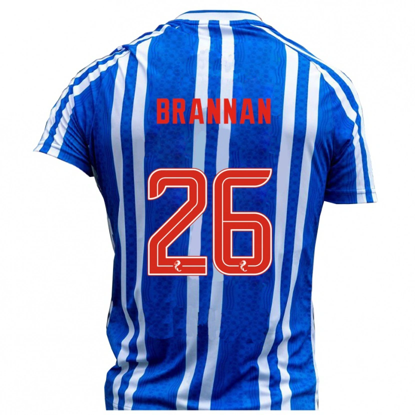 Danxen Heren Ben Brannan #26 Blauw Wit Thuisshirt Thuistenue 2025/26 T-Shirt