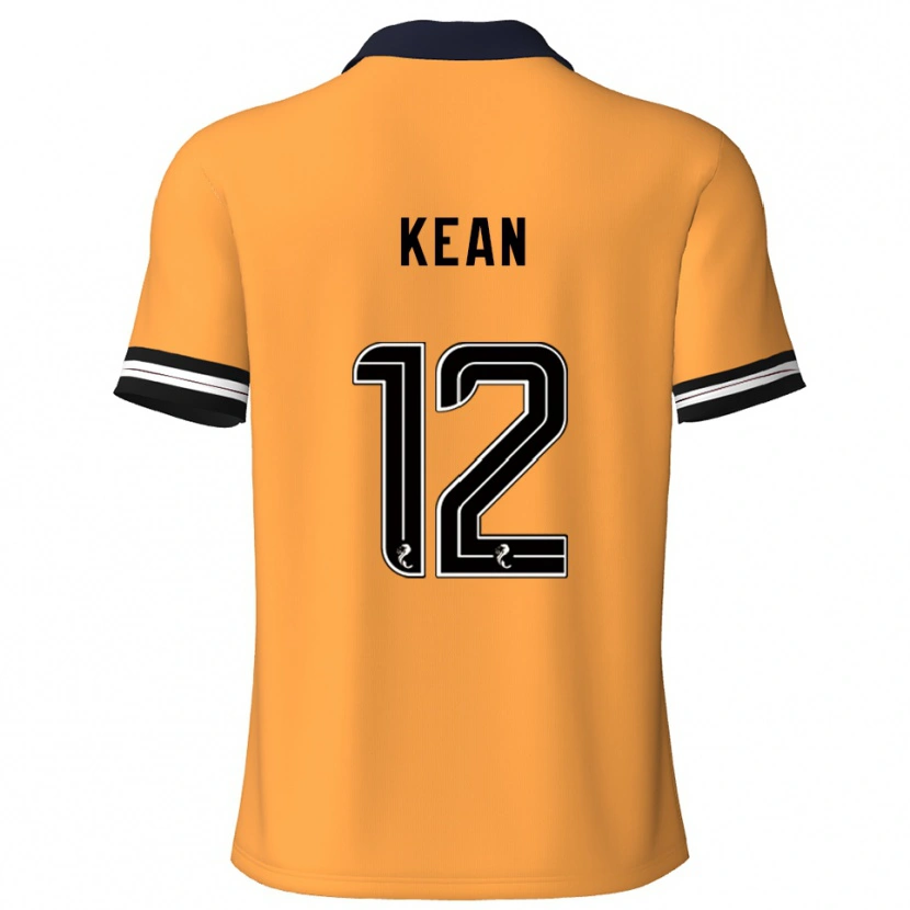 Danxen Heren Chloe Kean #12 Geel Zwart Thuisshirt Thuistenue 2025/26 T-Shirt