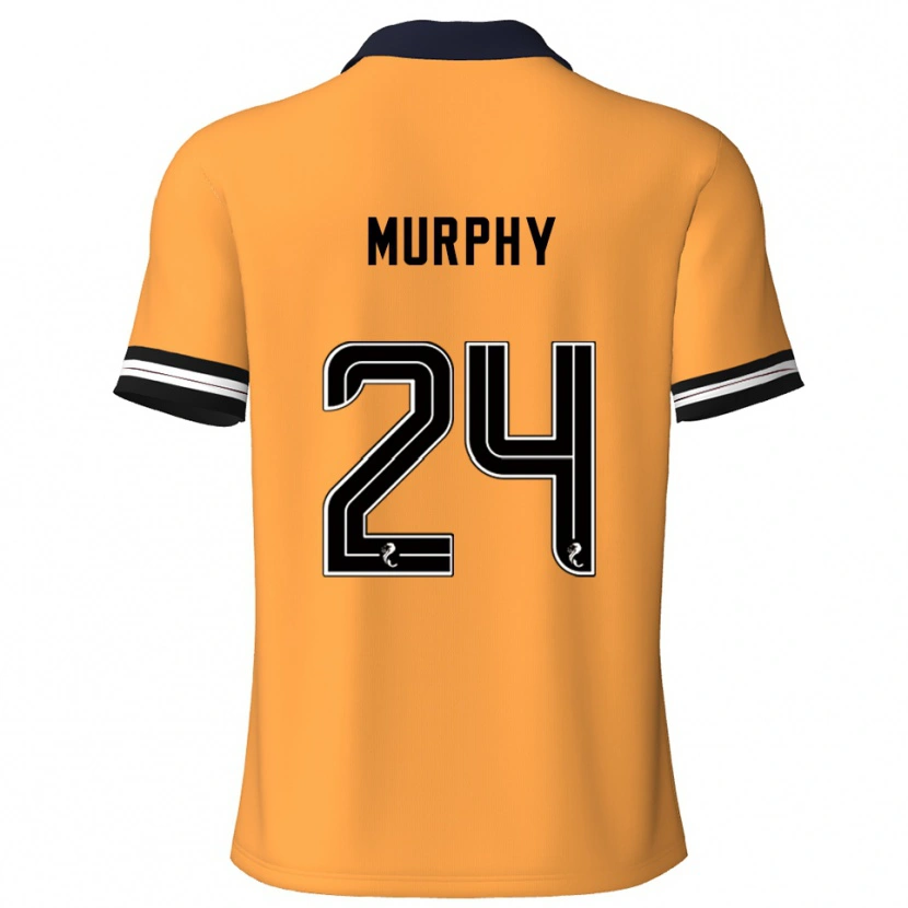 Danxen Heren Jessica Murphy #24 Geel Zwart Thuisshirt Thuistenue 2025/26 T-Shirt