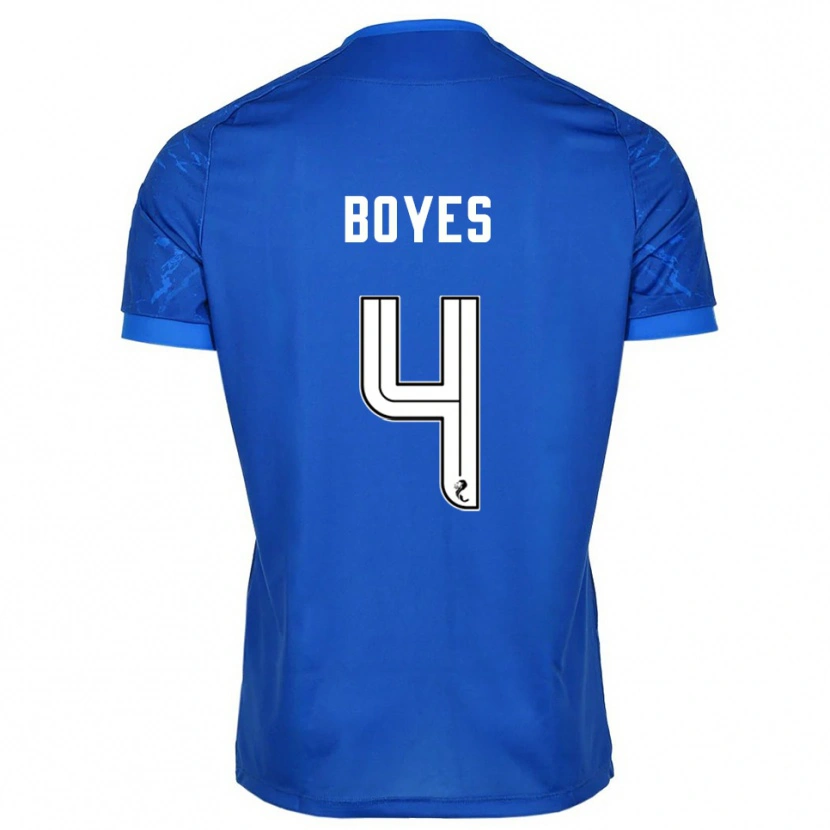 Danxen Heren Morgan Boyes #4 Blauw Wit Thuisshirt Thuistenue 2025/26 T-Shirt