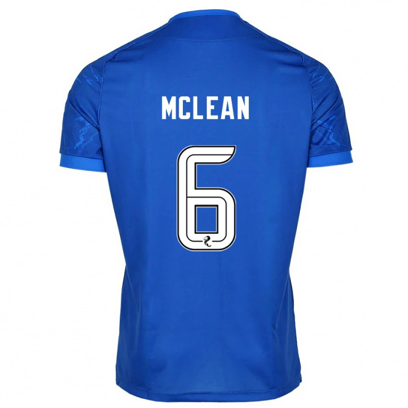 Danxen Heren Elvie Mclean #6 Blauw Wit Thuisshirt Thuistenue 2025/26 T-Shirt