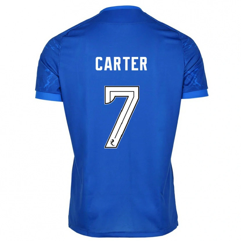 Danxen Heren Nicole Carter #7 Blauw Wit Thuisshirt Thuistenue 2025/26 T-Shirt