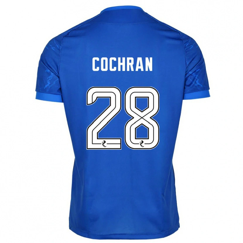Danxen Heren Bobby Cochran #28 Blauw Wit Thuisshirt Thuistenue 2025/26 T-Shirt