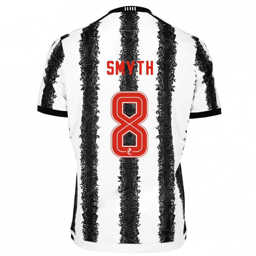 Danxen Heren Oisin Smyth #8 Wit Zwart Thuisshirt Thuistenue 2025/26 T-Shirt
