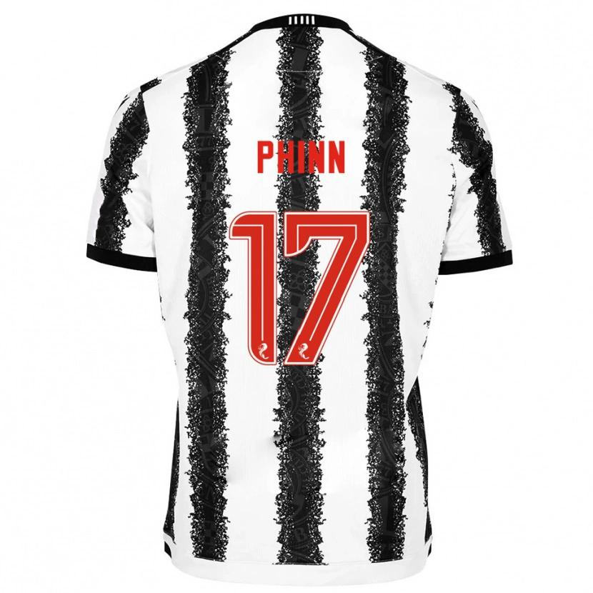 Danxen Heren Shaun Phinn #17 Wit Zwart Thuisshirt Thuistenue 2025/26 T-Shirt