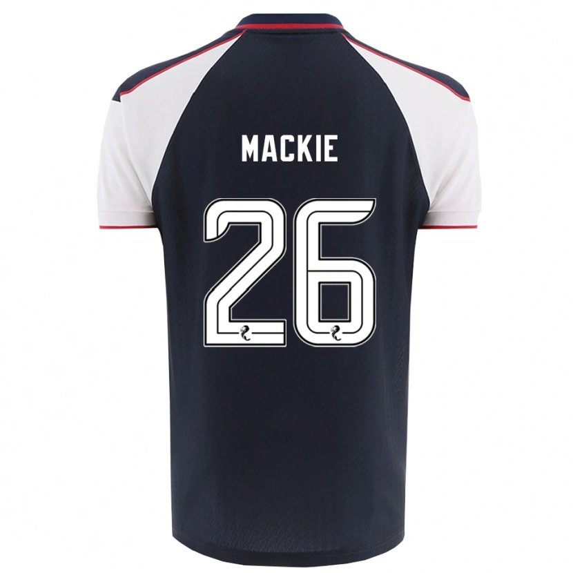 Danxen Heren Sean Mackie #26 Marine Wit Thuisshirt Thuistenue 2025/26 T-Shirt