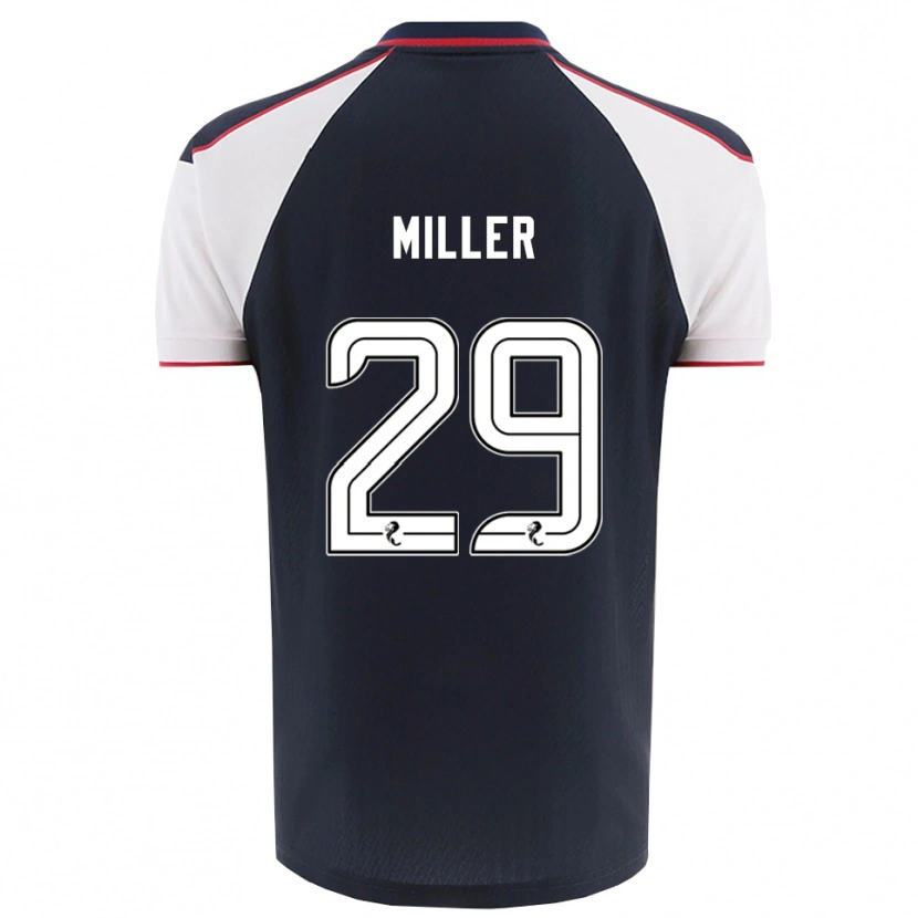 Danxen Heren Calvin Miller #29 Marine Wit Thuisshirt Thuistenue 2025/26 T-Shirt