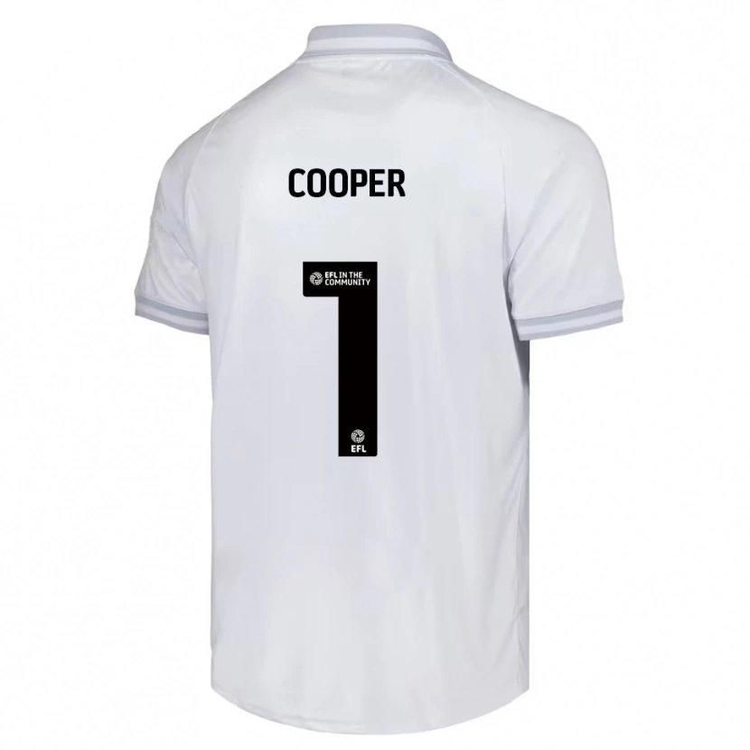 Danxen Heren Murphy Cooper #1 Wit Grijs Zwart Uitshirt Uittenue 2025/26 T-Shirt