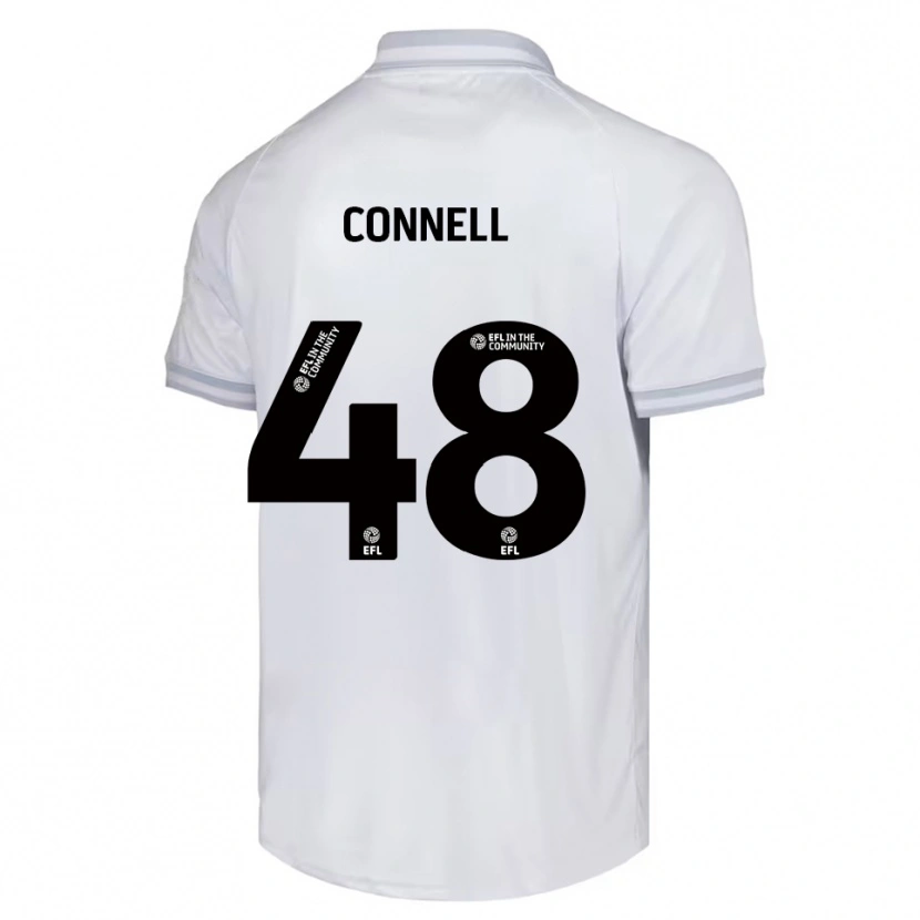 Danxen Heren Luca Connell #48 Wit Grijs Zwart Uitshirt Uittenue 2025/26 T-Shirt