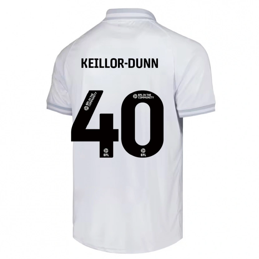 Danxen Heren Davis Keillor-Dunn #40 Wit Grijs Zwart Uitshirt Uittenue 2025/26 T-Shirt