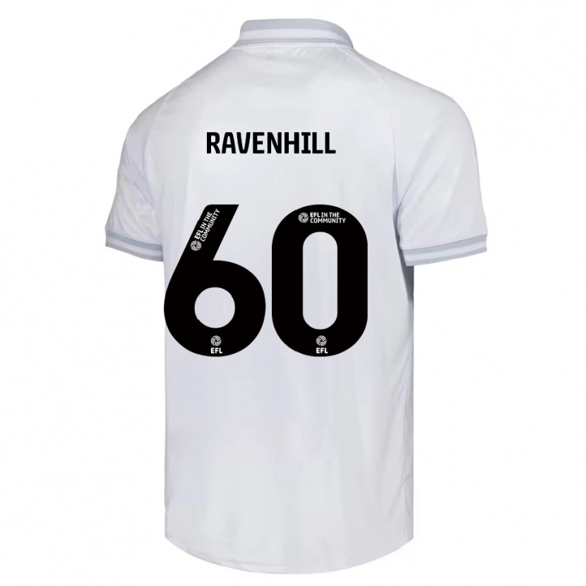 Danxen Heren Rogan Ravenhill #60 Wit Grijs Zwart Uitshirt Uittenue 2025/26 T-Shirt