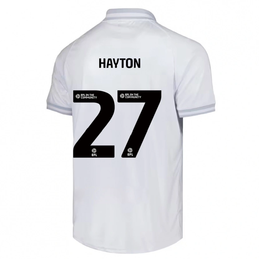 Danxen Heren Adam Hayton #27 Wit Grijs Zwart Uitshirt Uittenue 2025/26 T-Shirt