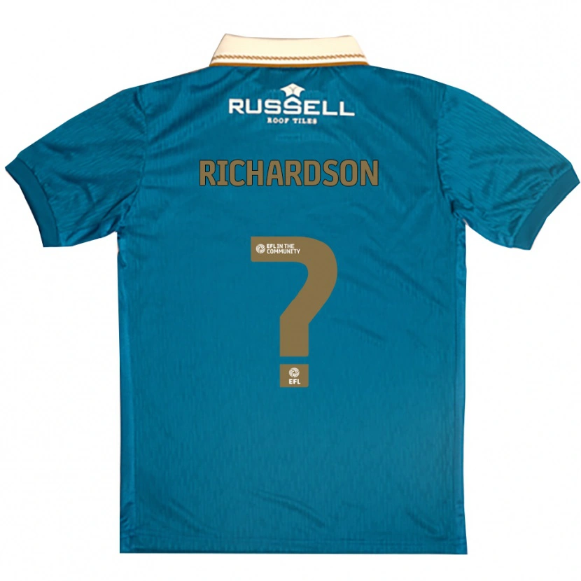 Danxen Heren Matty Richardson #0 Hemelsblauw Wit Uitshirt Uittenue 2025/26 T-Shirt