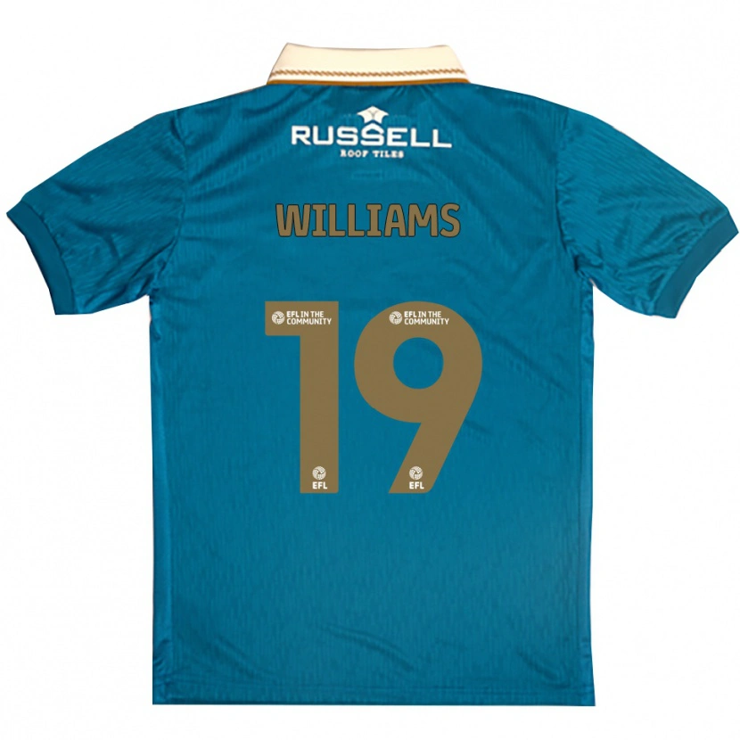 Danxen Heren Dylan Williams #19 Hemelsblauw Wit Uitshirt Uittenue 2025/26 T-Shirt