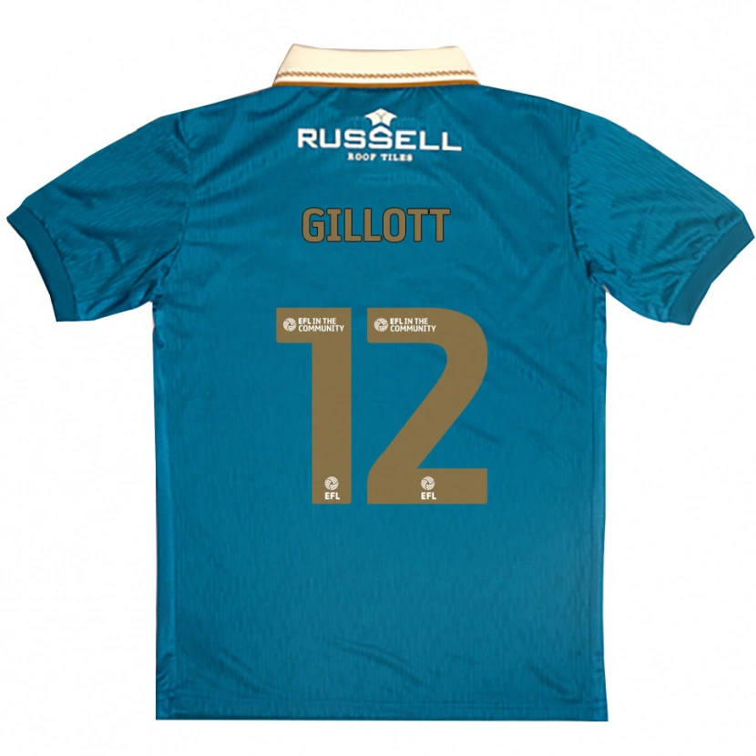 Danxen Heren Emily Gillott #12 Hemelsblauw Wit Uitshirt Uittenue 2025/26 T-Shirt
