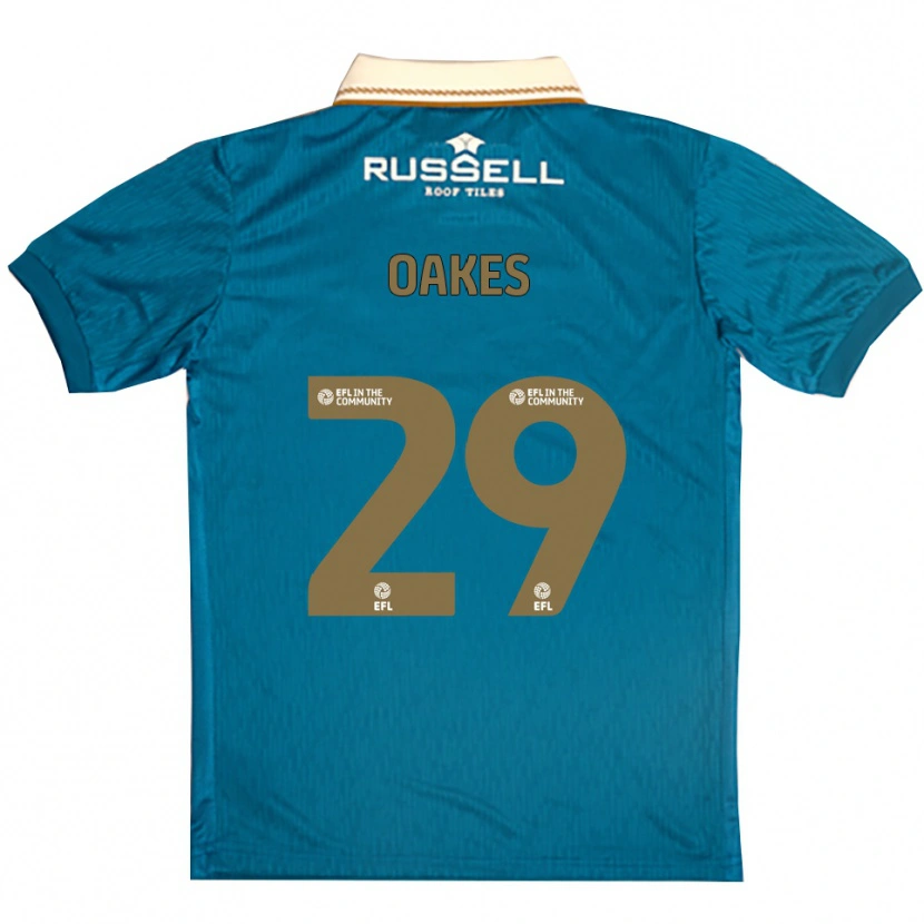 Danxen Heren Toby Oakes #29 Hemelsblauw Wit Uitshirt Uittenue 2025/26 T-Shirt
