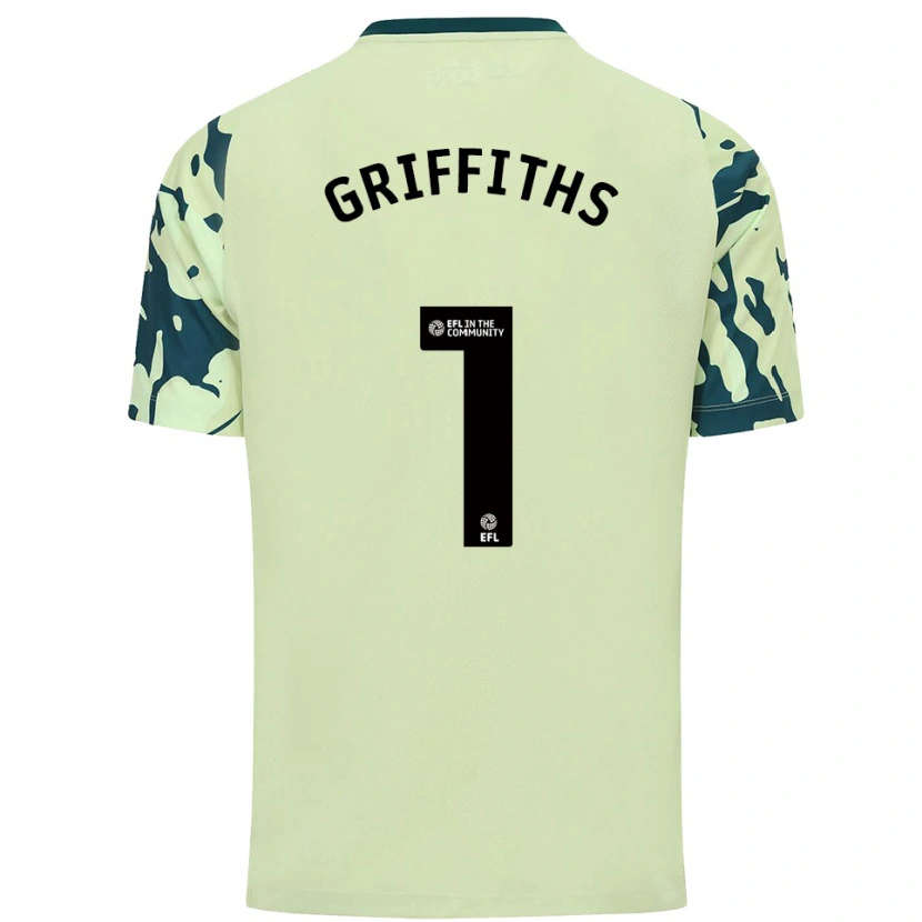 Danxen Heren Ewan Griffiths #1 Donkergroen Uitshirt Uittenue 2025/26 T-Shirt