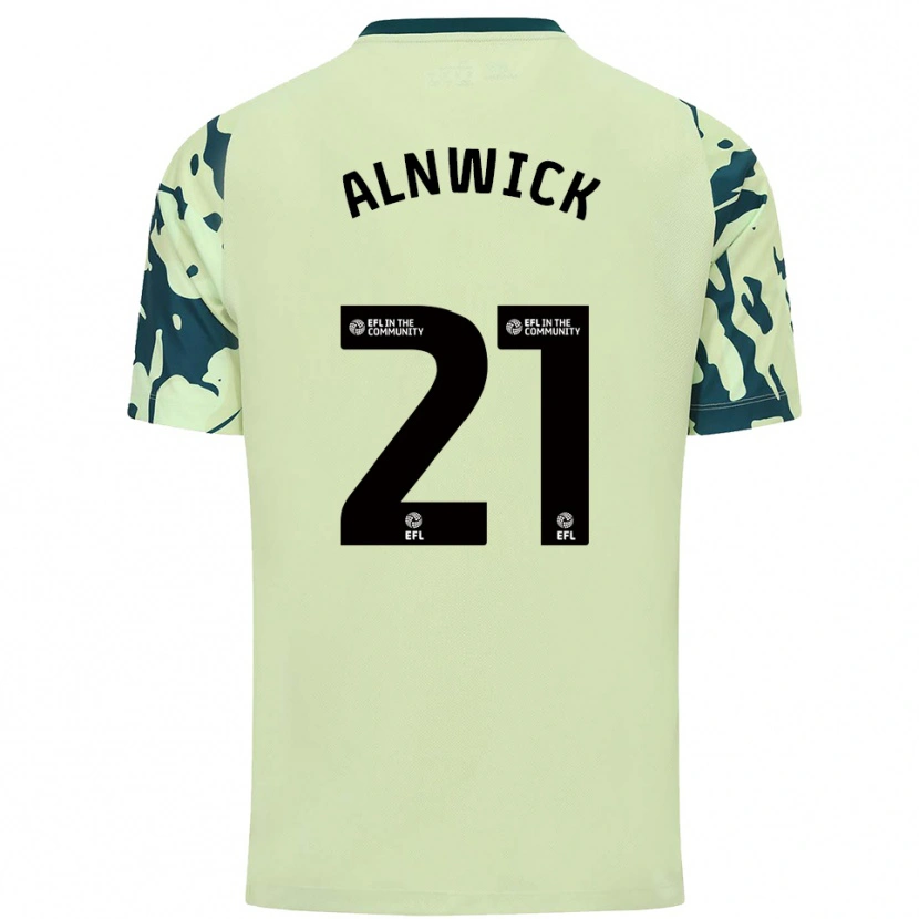 Danxen Heren Jak Alnwick #21 Donkergroen Uitshirt Uittenue 2025/26 T-Shirt
