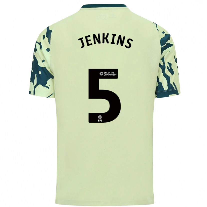 Danxen Heren Nieve Jenkins #5 Donkergroen Uitshirt Uittenue 2025/26 T-Shirt