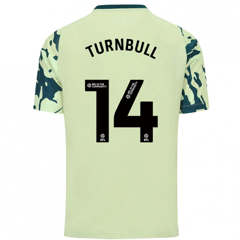 Danxen Heren David Turnbull #14 Donkergroen Uitshirt Uittenue 2025/26 T-Shirt